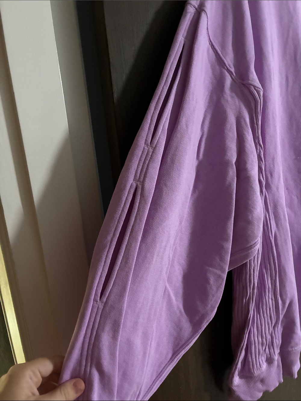 Aerie XXL Lilac oversized sweatshirt - Picture 3 of 5